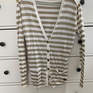 Burberry women’s button down cardigan.